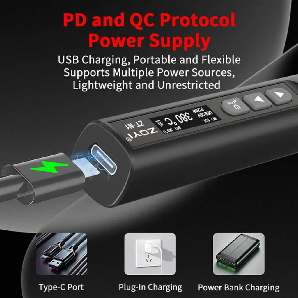 Intelligent Soldering Iron — Power. Precision. Perfection.