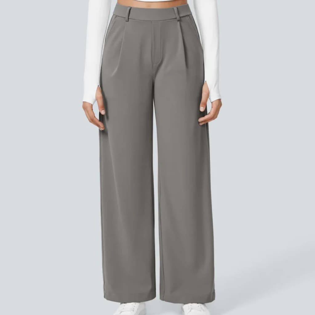 Tailored High‑Waisted Pants