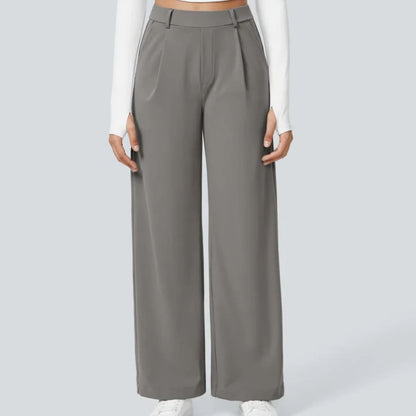 Tailored High‑Waisted Pants