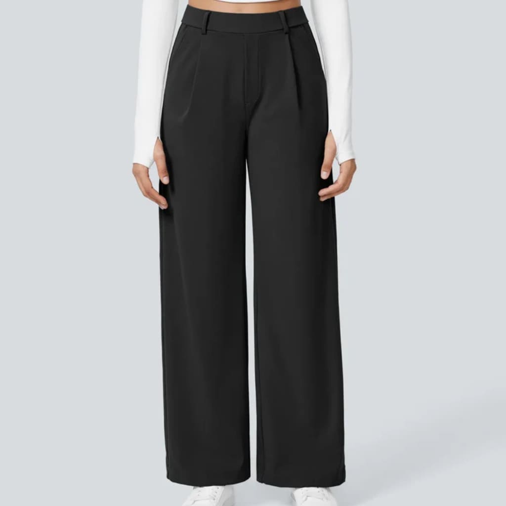 Tailored High‑Waisted Pants