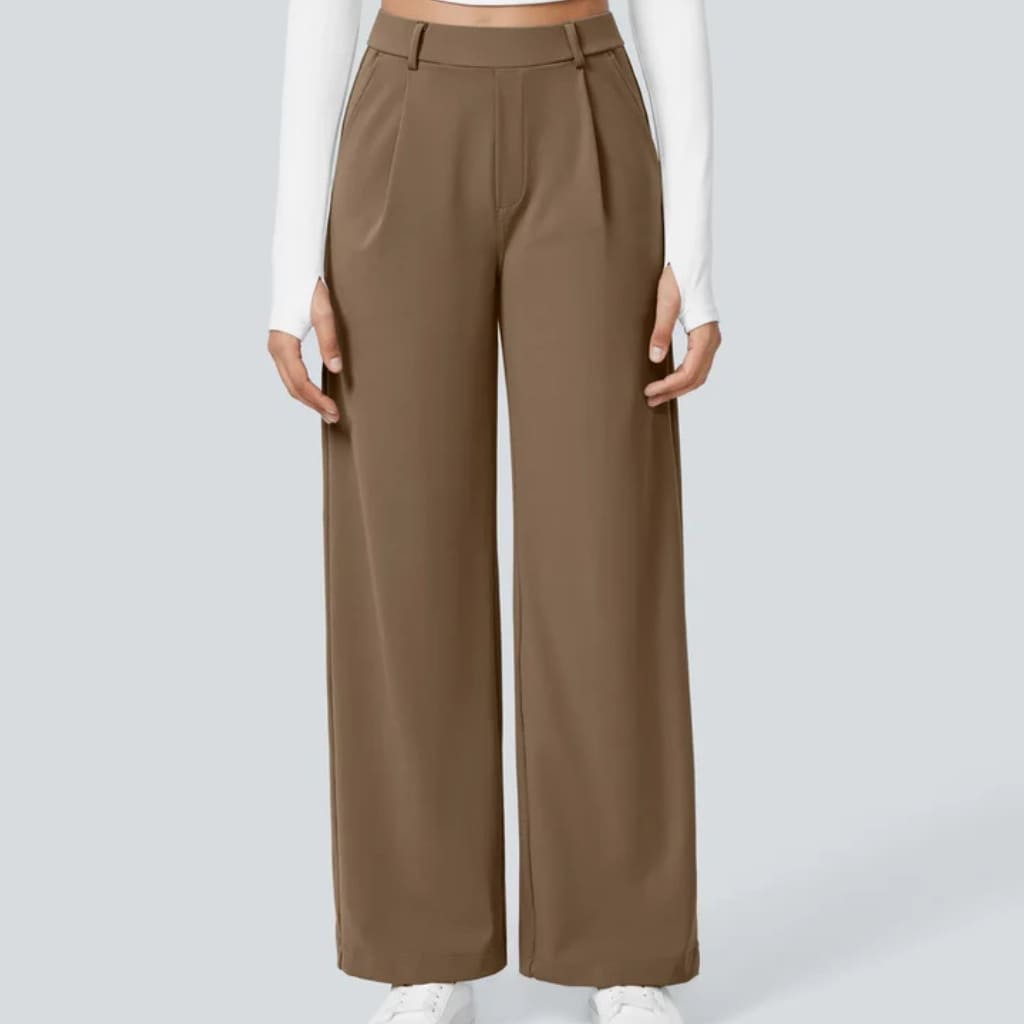Tailored High‑Waisted Pants