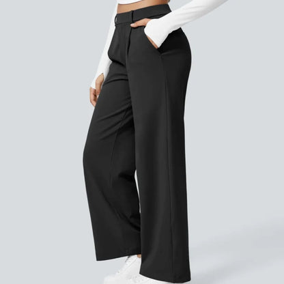Tailored High‑Waisted Pants