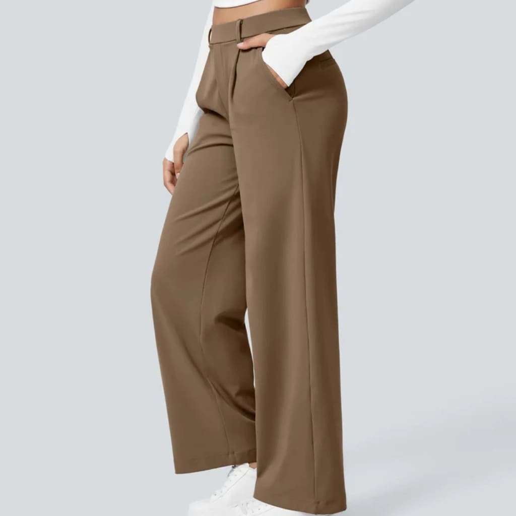 Tailored High‑Waisted Pants